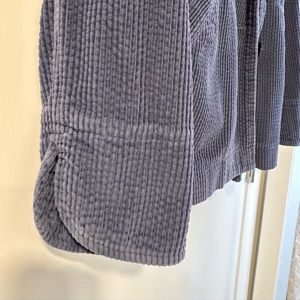 Corduroy Jacket Dark Blue Petite Medium - Picture 5 of 5